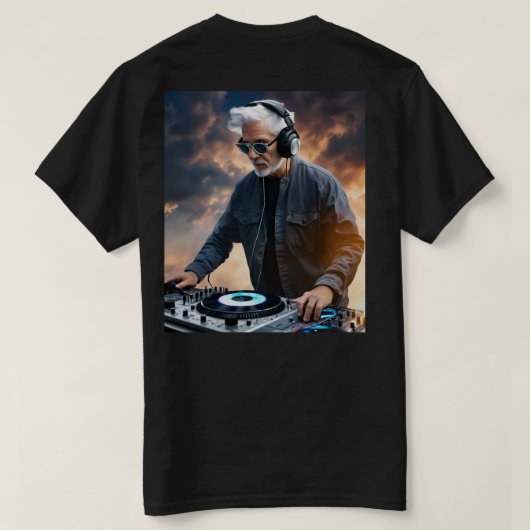 To create a DJ T-shirt with a print title, here ar (Design dos)