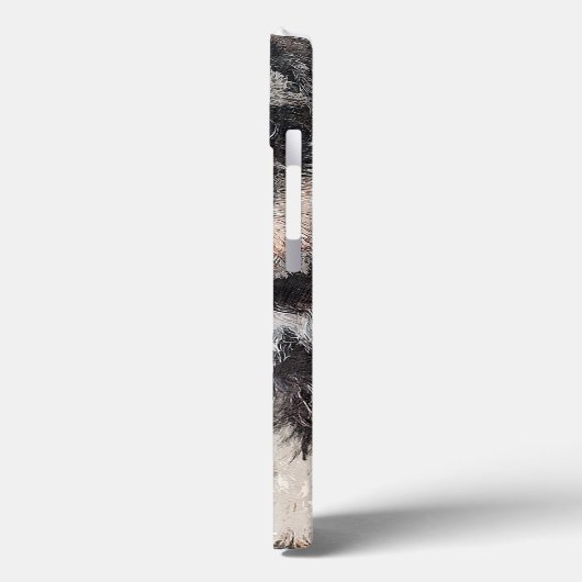 To Cute Puppy Miniature Schnauzer Dog Case-Mate iPhone Case (Achterkant / Links)