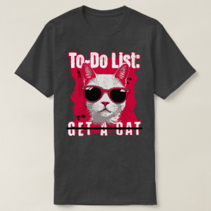 To-do lijst Een kat T-shirt kopen