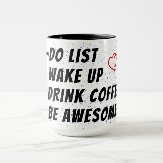 " To Do List " Mug (Centre)