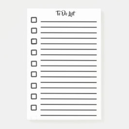 To Do List Sticky Notes Wit