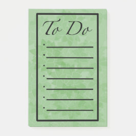 To Do List with Pointy Succulents Post-it® Notes