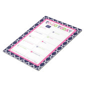 To-Do Today - Preppy Prints & Patronen Notitieblok (Schuin)