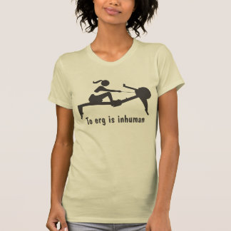 "To erg is onmenselijk" roeiend shirt