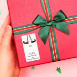 TO/FROM Balise cadeau Étiquettes avec les jambes d<br><div class="desc">Personnalisé TO/FROM étiquettes avec des jambes elfes de Noël fantaisistes et festifs.</div>