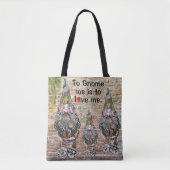 To Gnome Me is To Love Me Gnome Canvas tas (Voorkant)