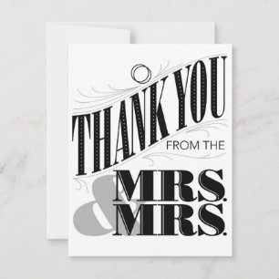 To Have and To Hold Thank You Card beroemd gemaakt Notitiekaartje