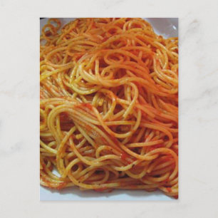 To Love Spaghetti Briefkaart