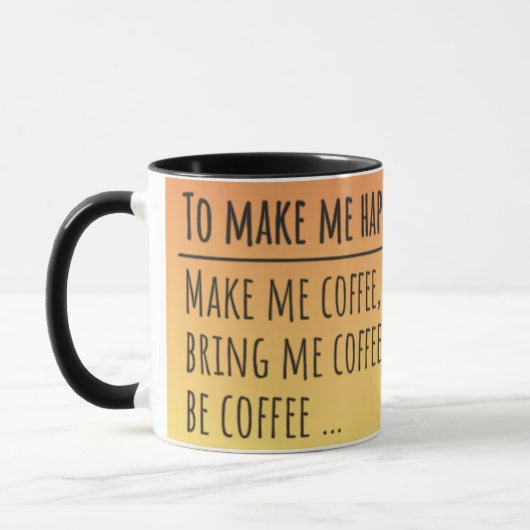 To Make Me Happy Mok - Grappig Hartslagontwerp (Links)