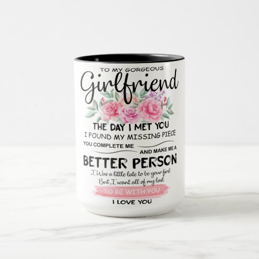 To My GIRLFRIEND Mug Best Gift For Girlfriend Mok (Midden)