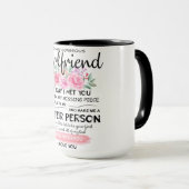 To My GIRLFRIEND Mug Best Gift For Girlfriend Mok (Voorkant rechts)