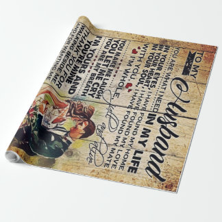 To my husband gift | Special letter to husband Cadeaupapier