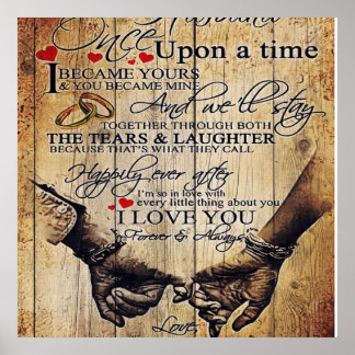 To my Husband | Letter For Husband | Family Decor Poster