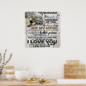 To my Husband |To My Husband Love Quotes To Him Poster (Keuken)