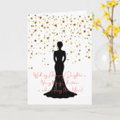 To my incredible daughter at Christmas  Kaart (Gele Bloem)