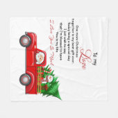 To my Love Nog één kerst samen Fleece Deken (Voorkant (Horizontaal))