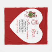 To my Love Nog één kerst samen Fleece Deken (Voorkant (Horizontaal))