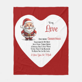 To my Love Nog één kerst samen Fleece Deken