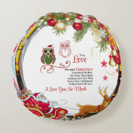 To my Love Nog één kerst samen Rond Kussen