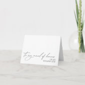 "To My Maid of Honour On My Wedding Day" Card Bedankkaart (Voorkant)