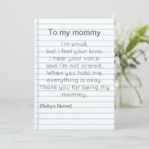 To My Mommy for First Mother's day personalized 