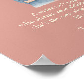 To My Sister – Personalized Photo Message Poster (Coin)