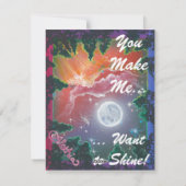 "...to Sing; ...to Shine" Dank U Moedig Kaart aan (Achterkant)