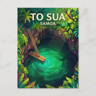 To Sua Oceaan Trog Samoa Briefkaart