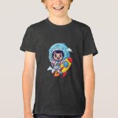 To the moon Tri-Blend shirt (Voorkant)