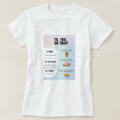 To, Too, Two Grammar T-shirt (Design voorkant)