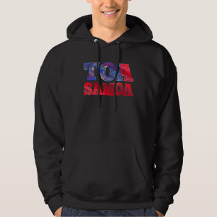Toa Samoa of Samoaanse vlag of Rugby Hoodie