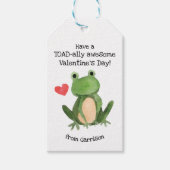 Toad-ally Geweldige Valentijnsdag Labels Cadeaulabel (Voorkant)
