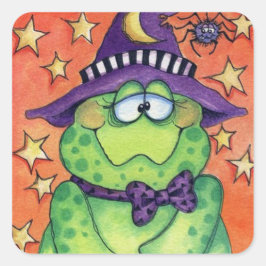 Toad-ally Halloween Vierkante Sticker
