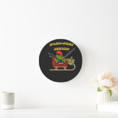 Toad-ally Merry Frog Christmas Tee Ronde Klok (Huis)