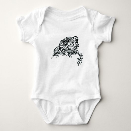 Toad bodysuit pen en inktillustraties (Voorkant)