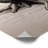 Toad en canne - Impression d'art (Coin)