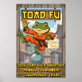 Toad Fu - Toad Suck Shoot Out 2026 Poster (Devant)