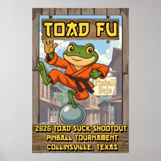Toad Fu - Toad Suck Shoot Out 2026 Poster (Devant)