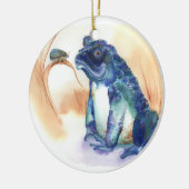 Toad, kikker keramisch ornament (Links)