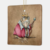Toad King Keramisch Ornament (Links)