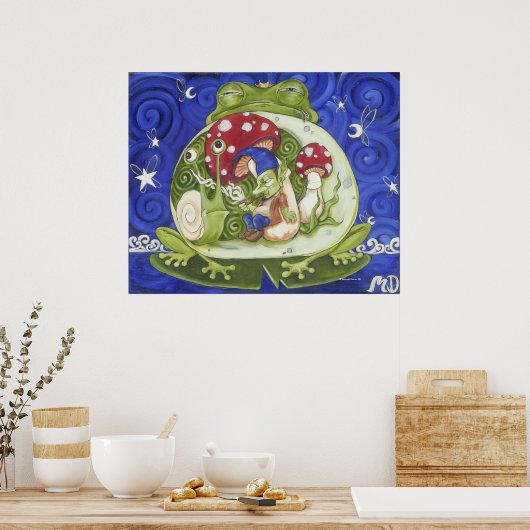 Toad King Poster (Keuken)