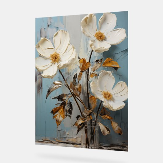 Toad Lily - Impasto Floral Acryl Bord (Hoek)