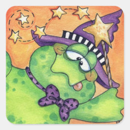 Toad Magic Vierkante Sticker