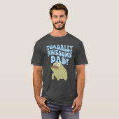 Toad Pun Toad-ontzettend Geweldige Vader Grappen F T-shirt (Voorkant volledig)