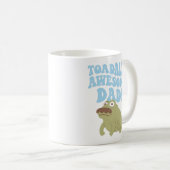 Toad Pun Toadally Awesome Papa Drôle tasse de café (Devant droit)