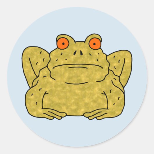 Toad Ronde Sticker (Voorkant)