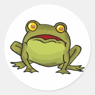 Toad Stare Ronde Sticker