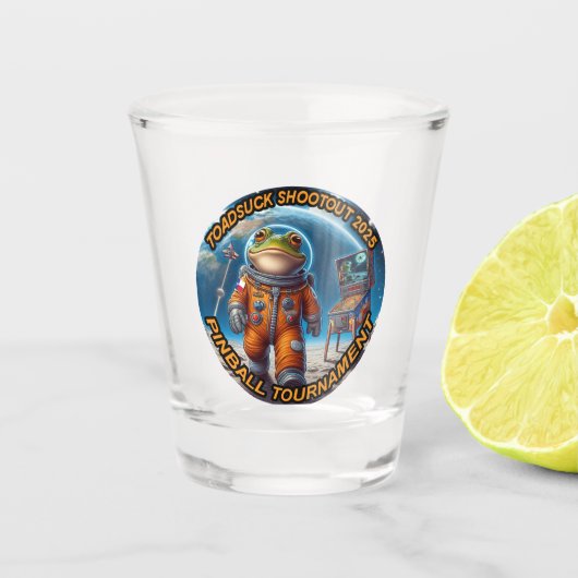 Toad Suck Shootout 2025 Shot Glass Glas (Voorkant)