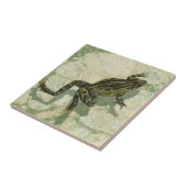 Toad Swinning in het water Tegeltje (Zijkant)