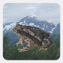 Toad Vierkante Sticker
